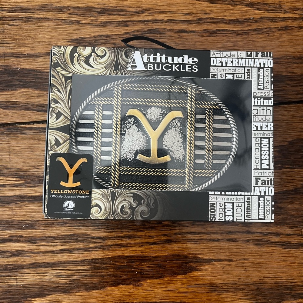 Yellowstone belt buckle